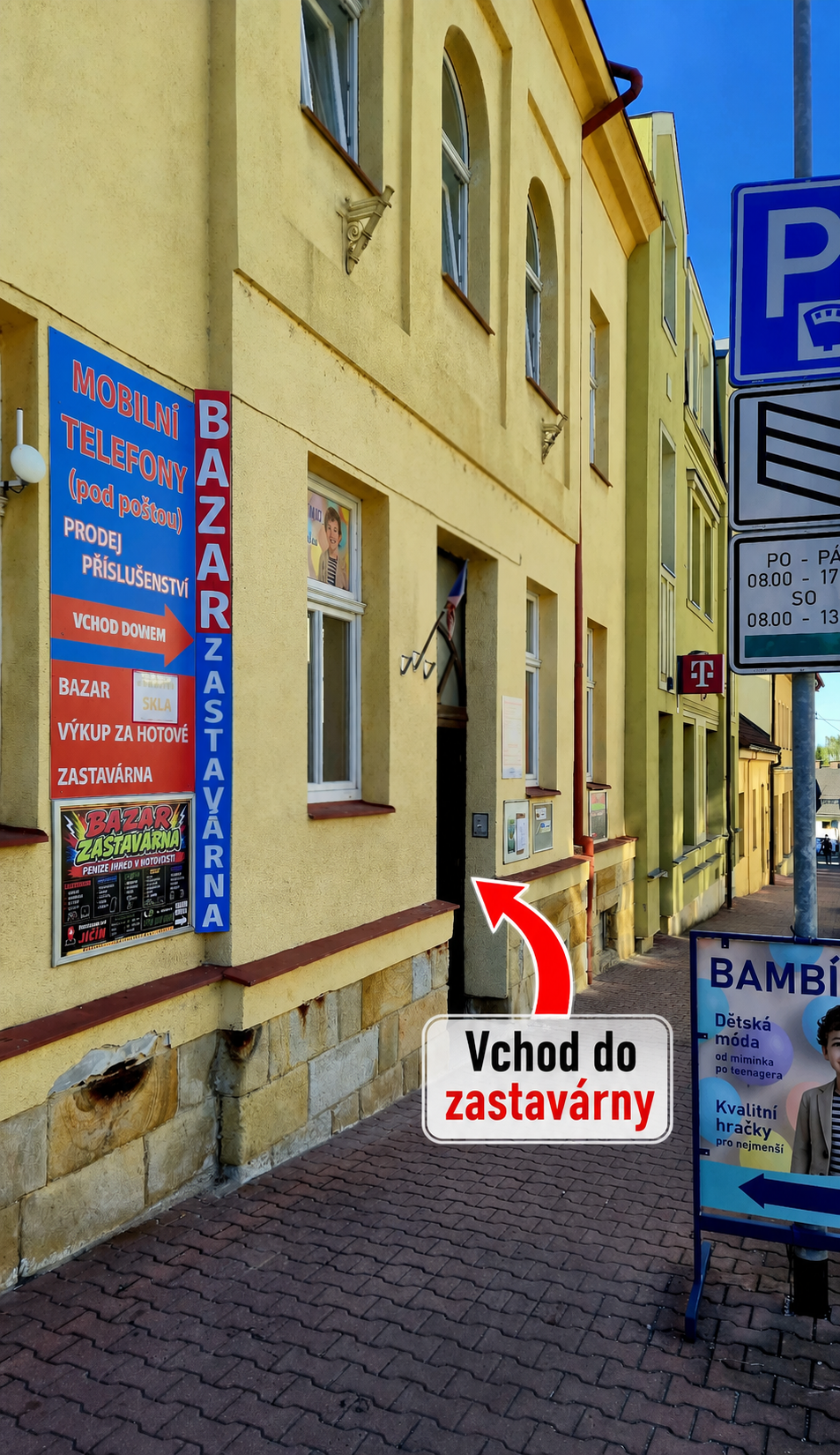 Zastavárna Jičín – provozovna
